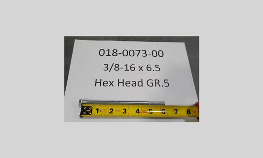 3/8-16 x 6.5 Hex Head GR.5