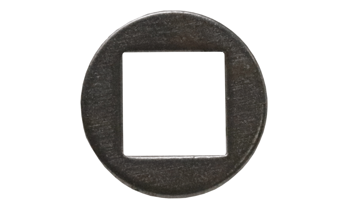 .517 Square Hole Round Washer