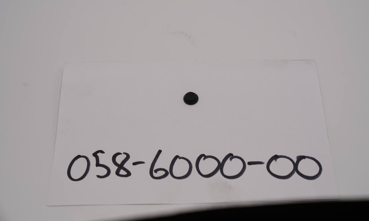 Black, Round Stick-On Rubber