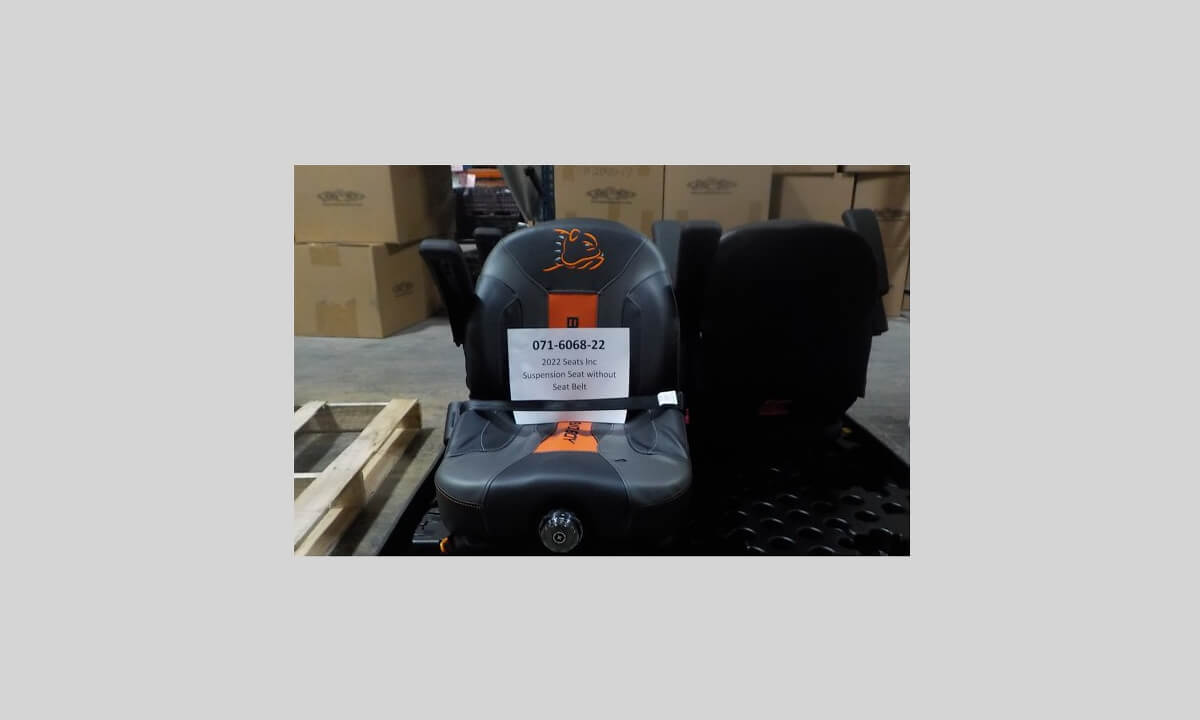 2022 Seats Inc Suspension Seat without seatbelt