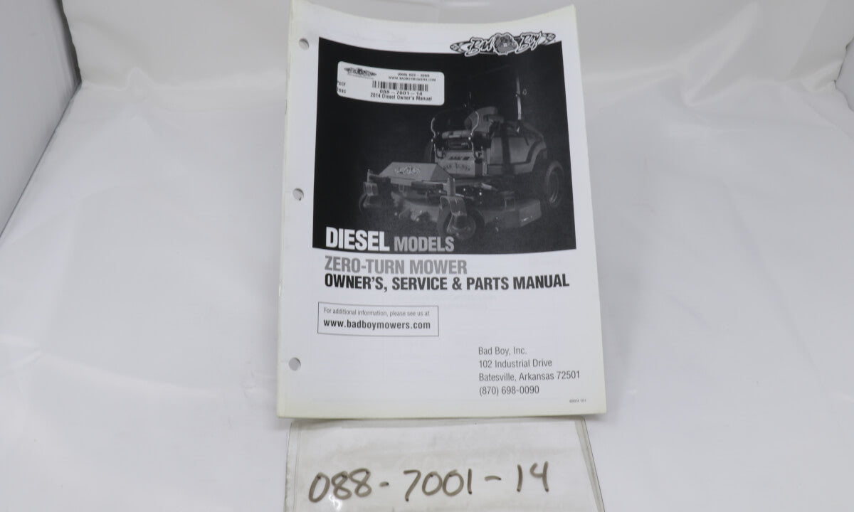 2014 Diesel Owner's Manual
