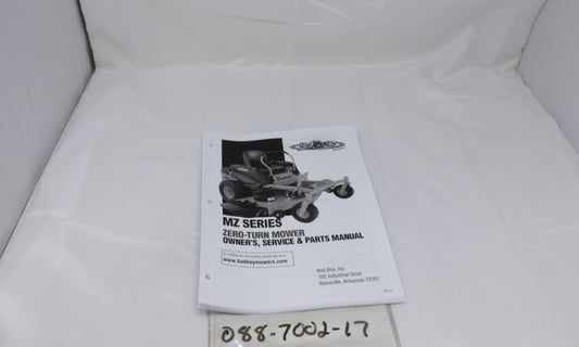 2017 MZ Magnum Owner's Manual