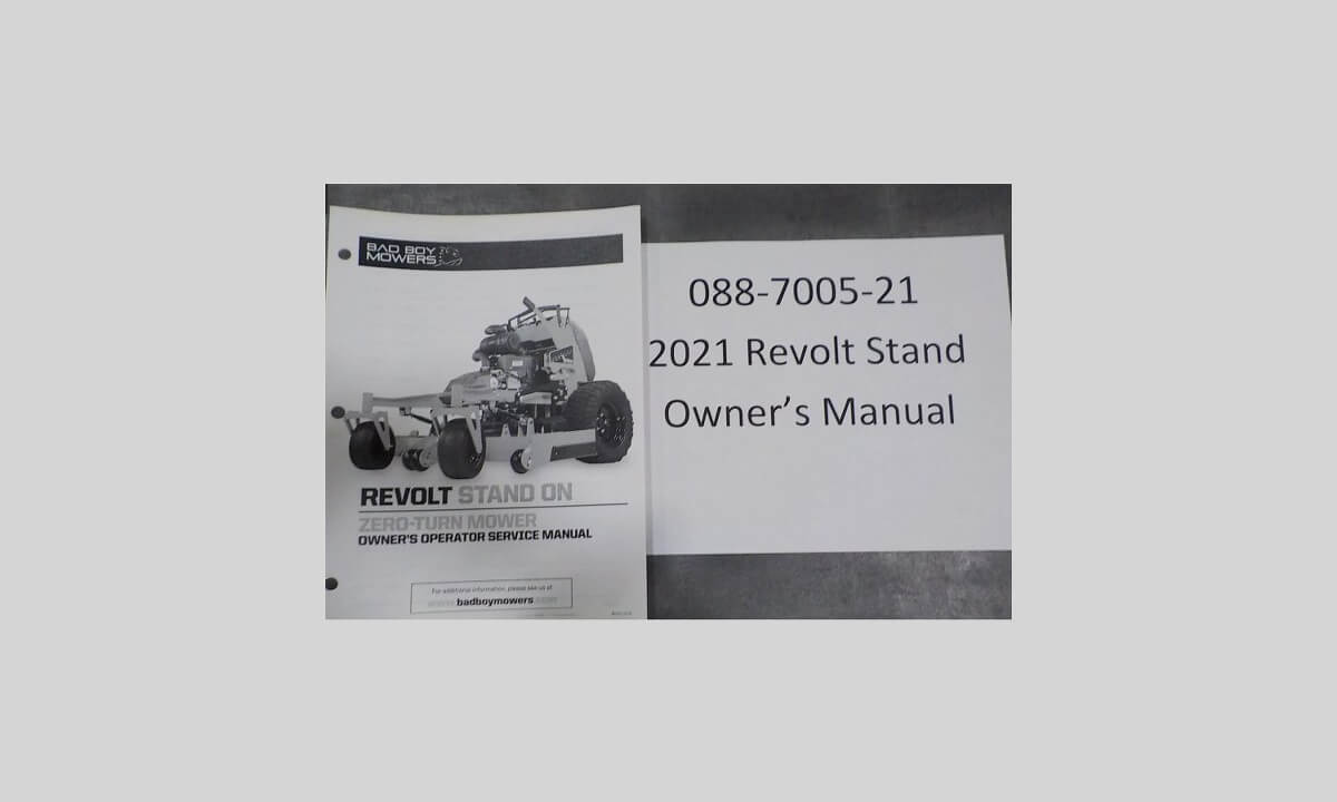 2021 Revolt Stand On Owner's Manual