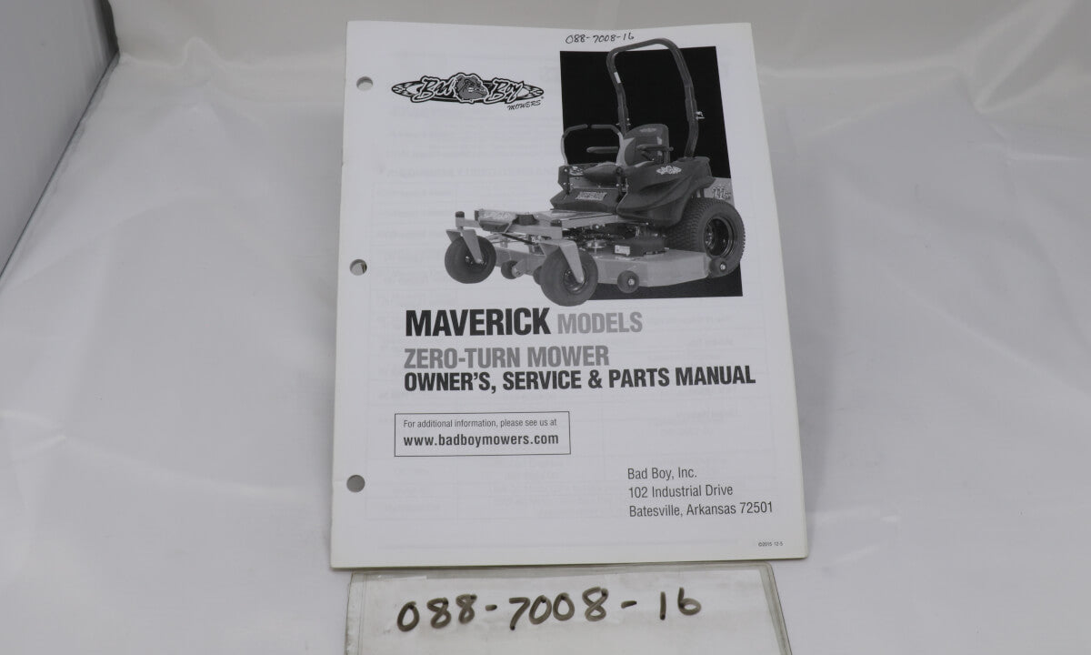 2016 Maverick Owner's Manual