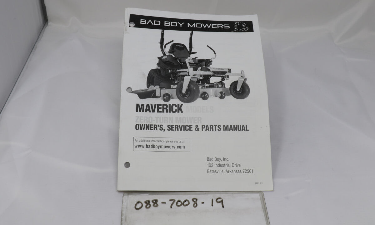 2019 Maverick Owner's Manual
