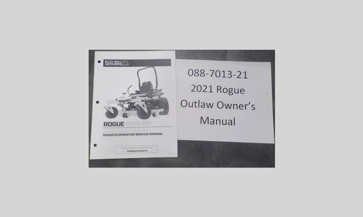 2021 Rogue Outlaw Owner's Manual