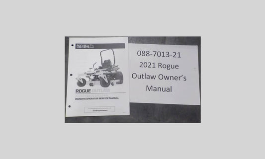 2021 Rogue Outlaw Owner's Manual