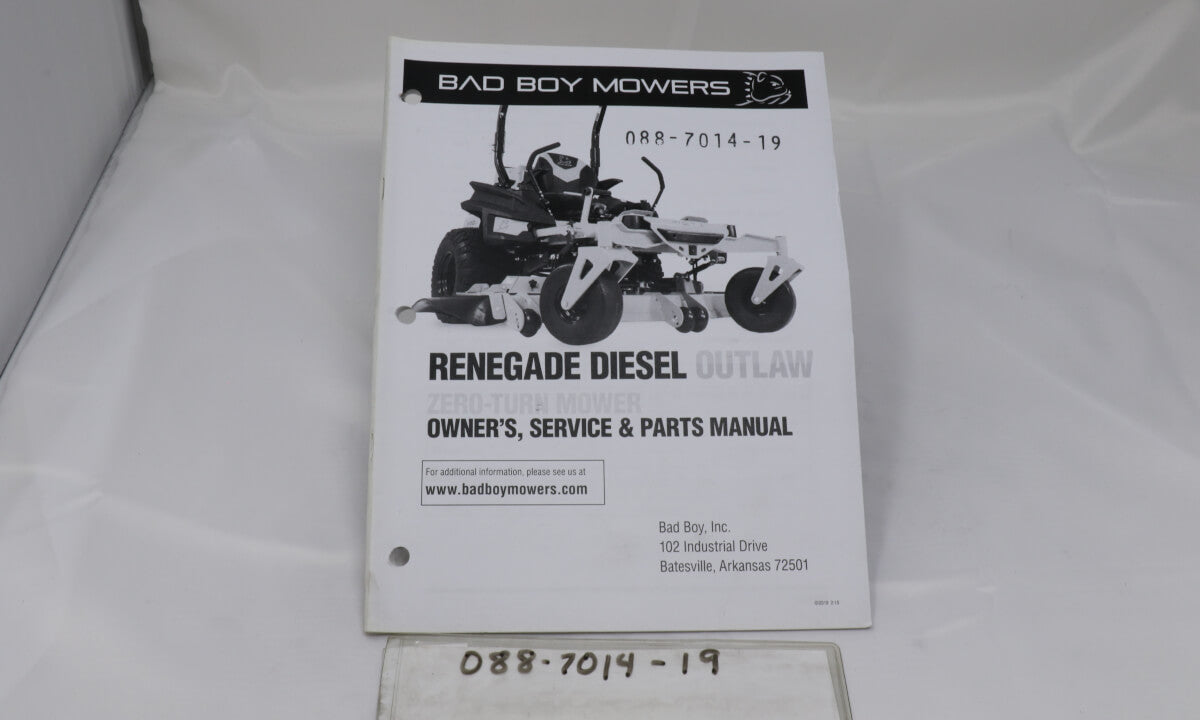 2019 Renegade Diesel Owner's Manual