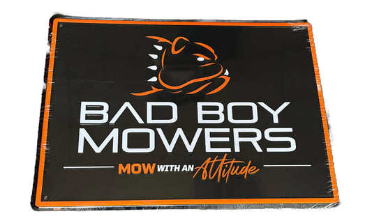 Bad Boy Metal Square Sign 12x16
