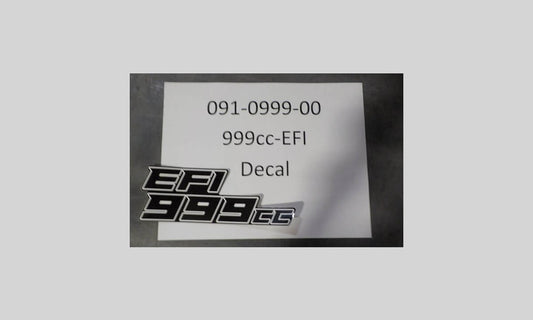999cc-EFI Decal