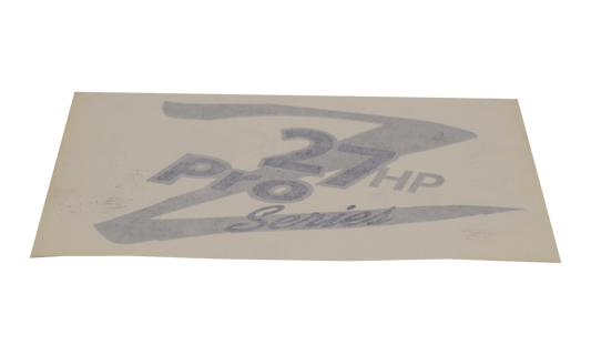 27hp Z-Pro Series Decal