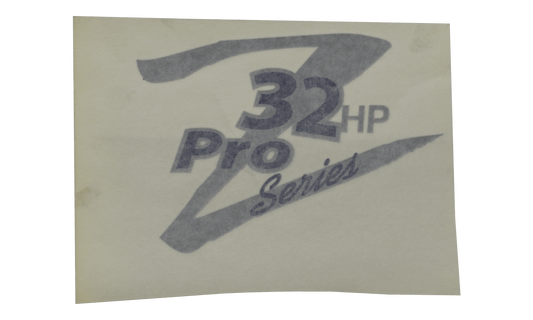 32hp Z Pro-Series Decal