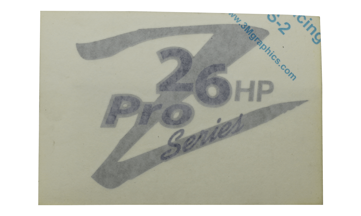 26hp Z Pro-Series Decal