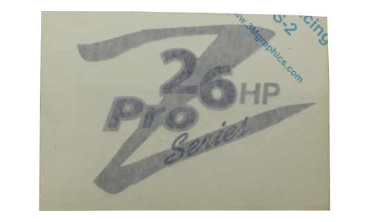 26hp Z Pro-Series Decal