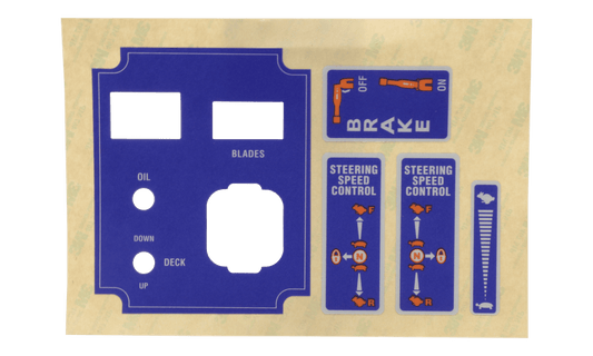 5 piece Decal - Pup/Lightning