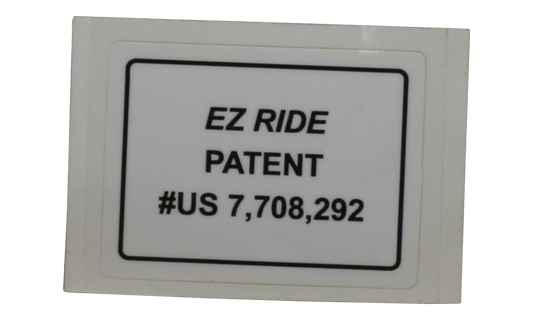 EZ Ride Patent Decal