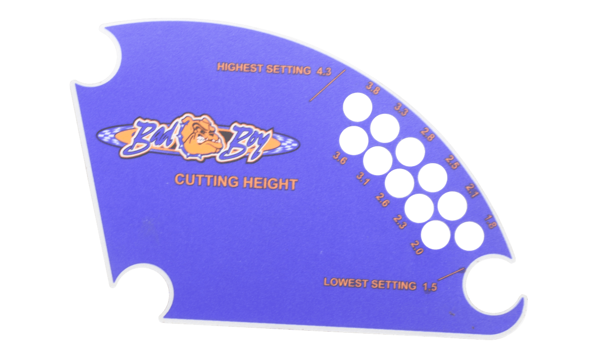 Deck Height Decal-Bandit Stand