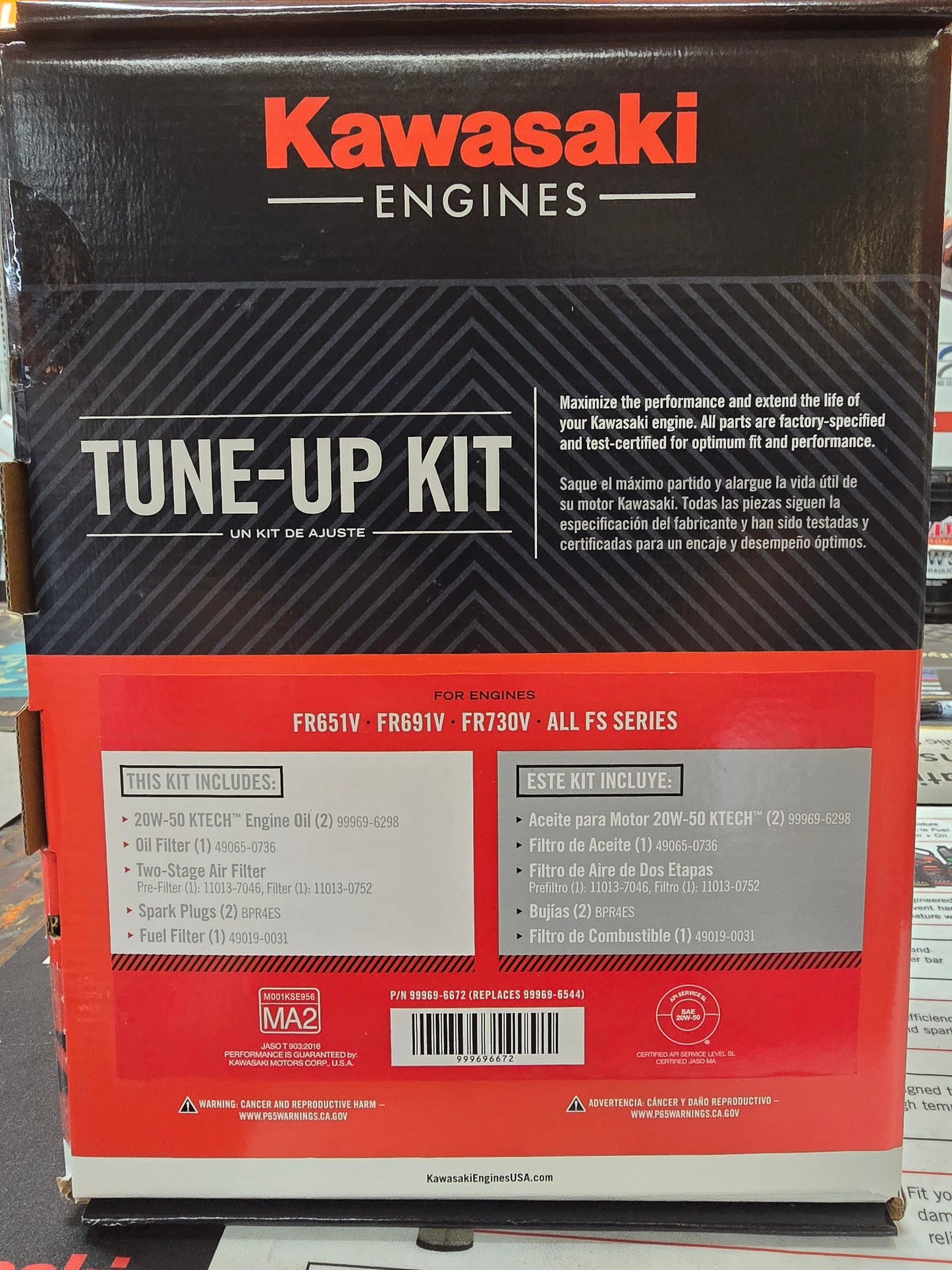 Kawasaki Tune-Up Kit for FR651V, FR691V, FR730V & All FS Series Engines