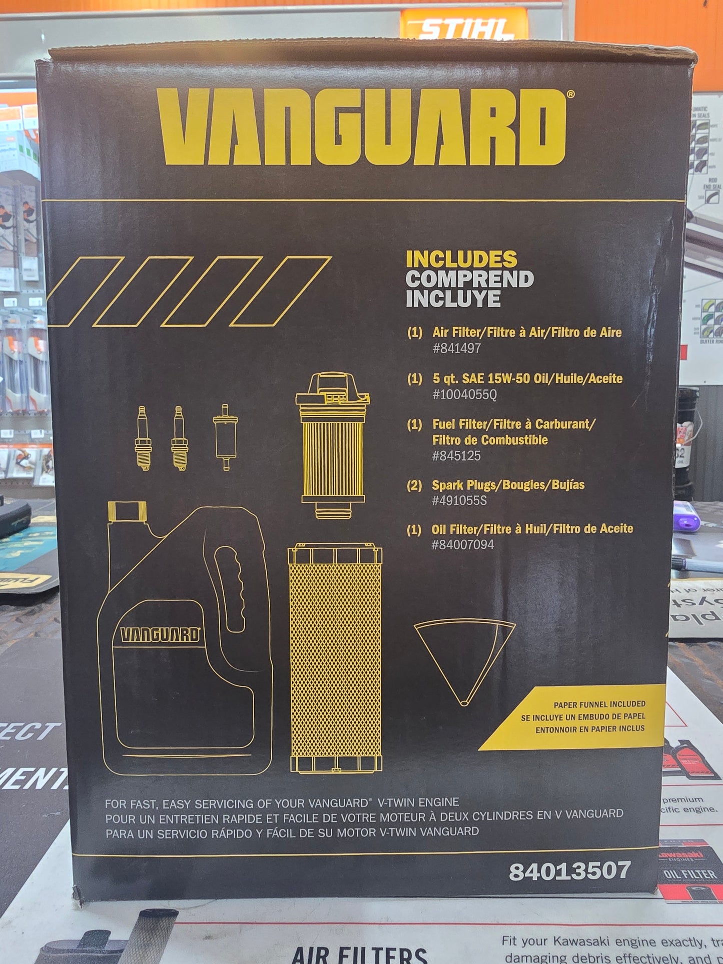 Vanguard All-In-One Service Kit Mid‑Block V‑Twin EFI – 28 HP, Big Block V‑Twin EFI – 37 HP & 40 HP