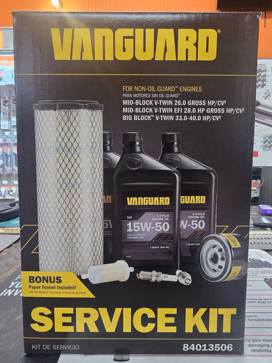 Vanguard All-in-One Service Kit, Mid-block V-twin 26 HP, Mid- block V-twin EFI 28 HP, Big block v-twin 33-40HP