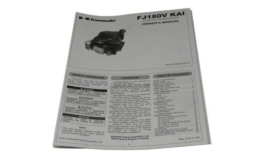 Push Mower Kawasaki Engine Manual
