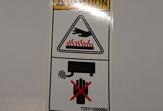NAME PLATE, CAUTION for BB2024H/BB3026H/BB4025H/